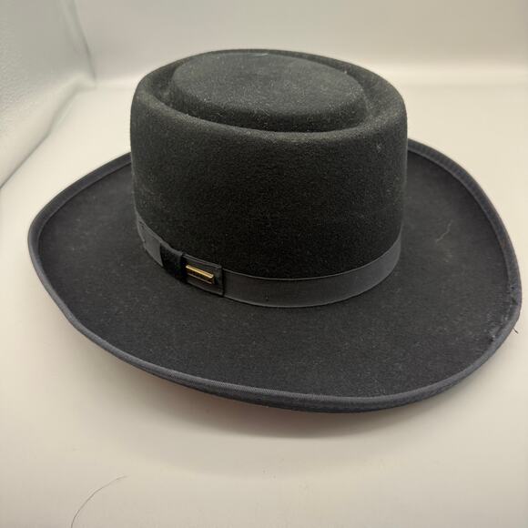 Wild West Warner Brothers James West Cowboy Hat Brown 100% Wool 1999 USA Small main image 12